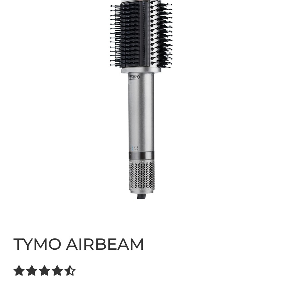 TYMO Airbeam Silver Hot Air Styling Brush for Women